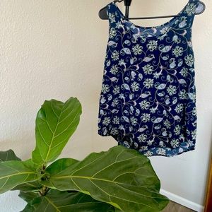 Time & Tru floral tank